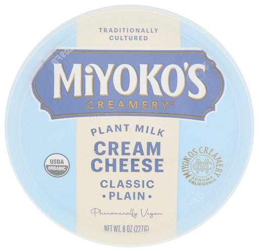 MIYOKOS CREAMERY CREAM CHEESE PLAIN - 8 OZ