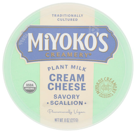 MIYOKOS CREAMERY CREM CHESE SCLON PLNT ML - 8 OZ