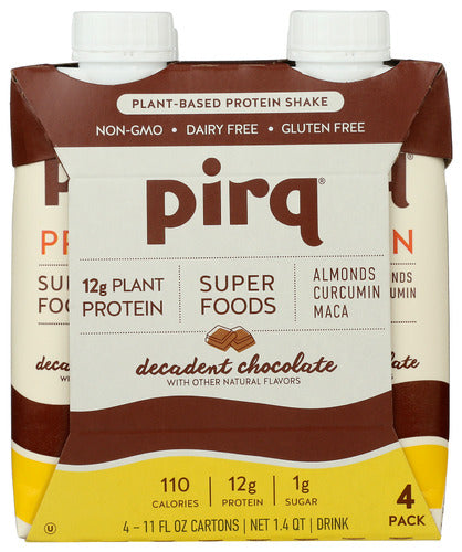 Pirq Plant Prtn Chocolate 4Pk, 44 FO.