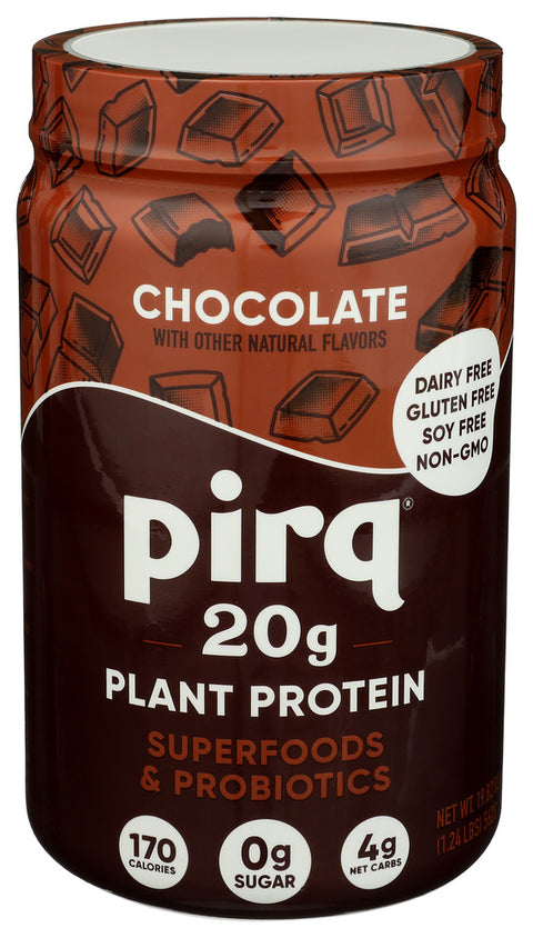 Pirq Plant Protein Pwdr Choc, 1.17 LB.