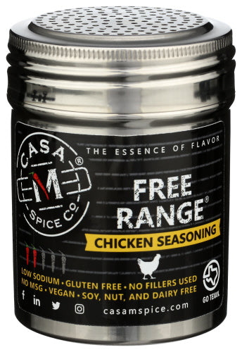 Casa M Spice 
Shaker Stnlss Chckn Ssnng, 5.5 OZ.