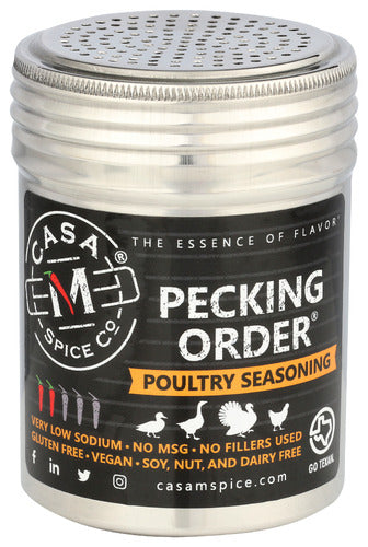 Casa M Spice 
Seasoning Shaker Poultry, 4.5 OZ.