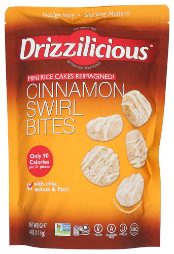 DRIZZILICIOUS RICE CRISP MINI CNMN SWR - 4 OZ