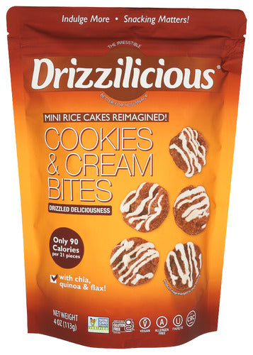 DRIZZILICIOUS RICE CAKE MINI CKIE & CRM - 4 OZ