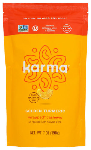 KARMA CASHEWS GOLDEN TURMERIC - 7 OZ