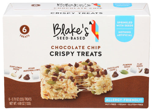 Blakes Seed Based 
Bar Choc Chip Rice Crspy, 4.68 OZ.