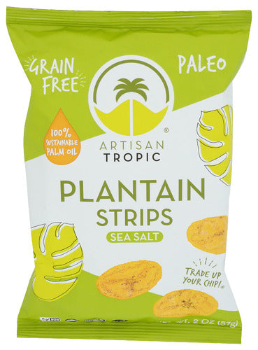 Artisan Tropic 
Chips Plantain Sea Salt, 2 OZ.