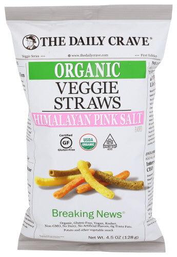 THE DAILY CRAVE STRAW VEGGIE - 4.5 OZ