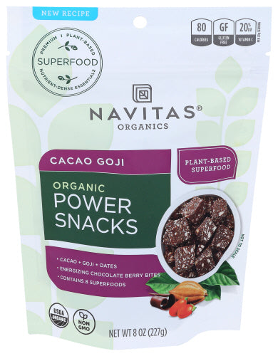 Navitas Power Snack Cacao Goji, 8 OZ.