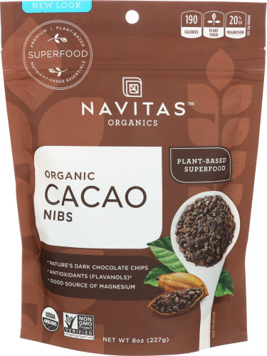 Navitas Cacao Nibs Org, 8 OZ.