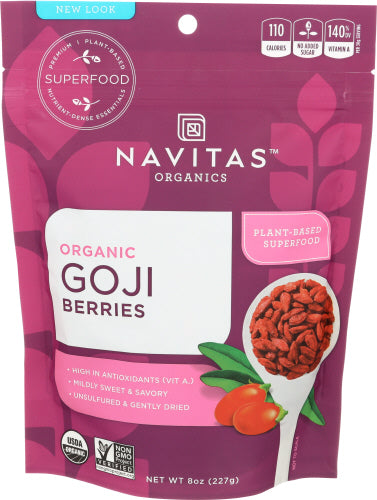 Navitas Goji Berry Org, 8 OZ.