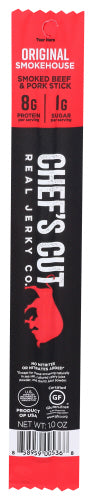 Chefs Cut 
Jerky Snk Stk Orig Smkhs, 1 OZ.