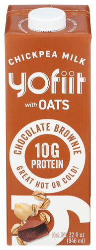 YOFIIT CHOC BROWNIE CHKPEA MLK - 32 OZ