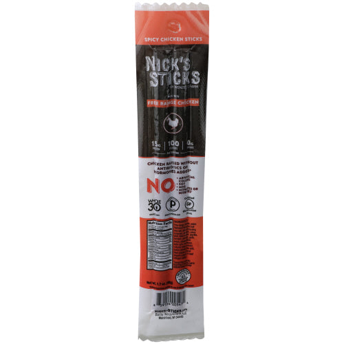 Nicks Sticks Stick Chicken Spicy, 1.7 OZ.