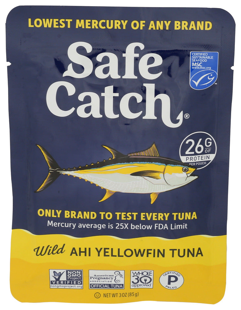 SAFECATCH TUNA SS YELLOWFIN - 3 OZ