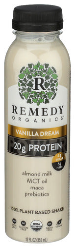 Remedy Organics Beverage Vanilla Dream, 12 FO.
