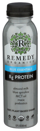 Remedy Organics Beverage Blue Essentials, 12 FO