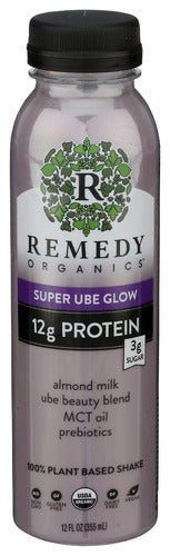 Remedy Organics Beverage Super Ube Glow, 12 FO.