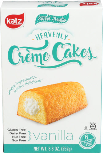 KATZ CAKE VANILLA HEAVENLY CRM - 8.8 OZ
