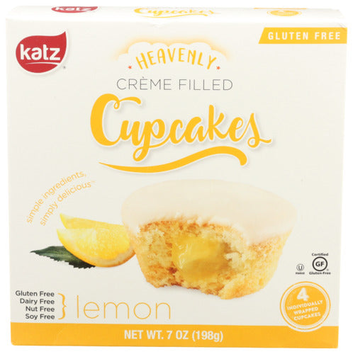 KATZ CUPCAKES LEMON CREME GF - 7 OZ