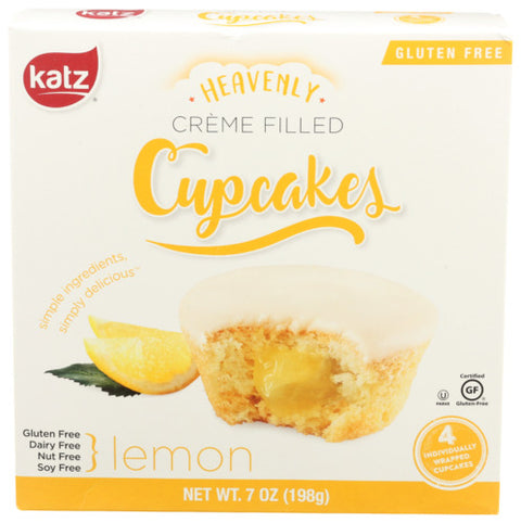 KATZ CUPCAKES LEMON CREME GF - 7 OZ