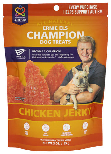 ERNIE ELS DOG TREAT JERKY CHICKEN - 3 OZ