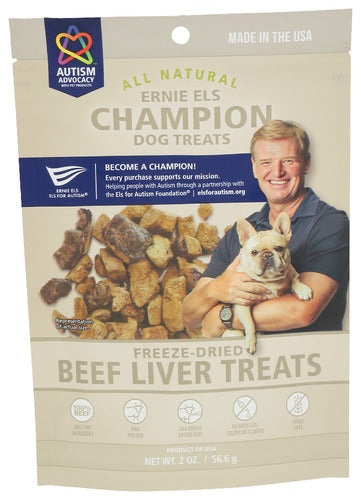 ERNIE ELS DOG TREAT FRZ DR BF LIVR - 2 OZ