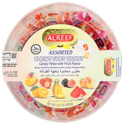 Al Reef 
Candy Chewy Sft Filled, 28.2 OZ.