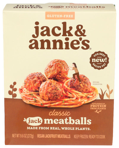 JACK & ANNIES MEATBALLS FRZ CLASSIC - 9.6 OZ