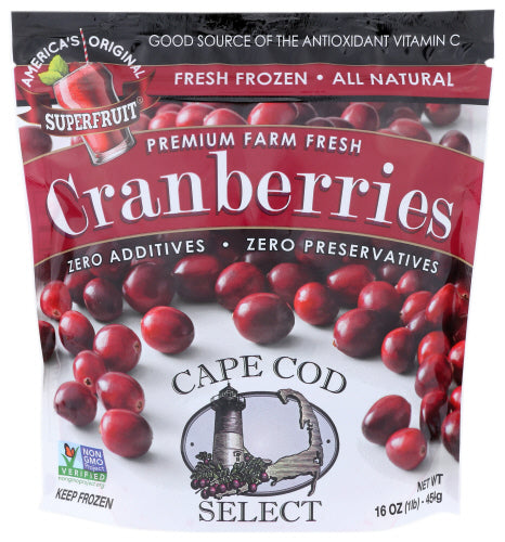 CAPE COD SELECT CRANBERRIES FROZEN - 16 OZ