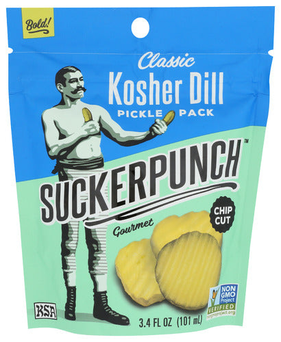 SUCKERPUNCH PICKLE CHIPS CLASSIC DILL - 3.4 OZ