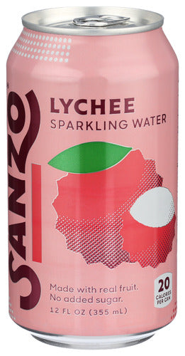 SANZO WATER SPARKLING LYCHEE - 12 FO