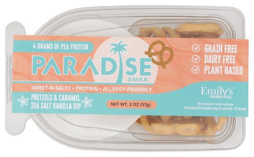 Paradise Snax Pax Pretzels Crml Sslt Vnla, 2 OZ.