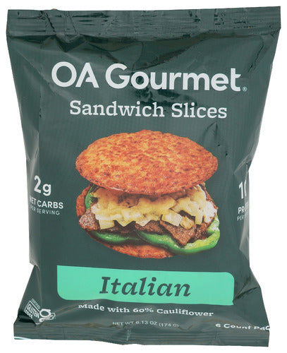 Outer Aisle Gourmet Sandwich Clfwr Rnds Ital, 6.75 OZ.