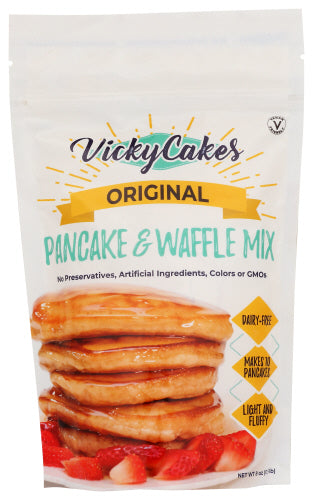 VICKY CAKES PANCAKE MIX PANCAKE WAFFLE MIX ORIGIN - 8 OZ