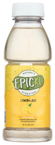 Natures Epickl Hydration Juice Pickle Lemon Aid, 12 FO.