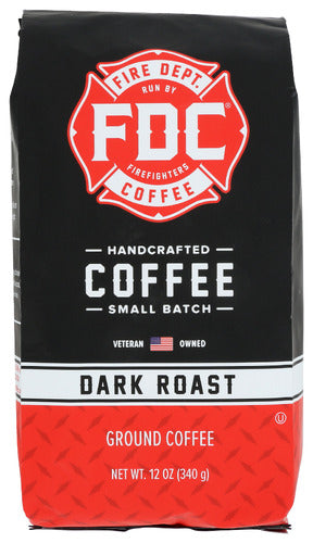 FIRE DEPARTMENT COFFEE COFFEE GRND DARK ROAST - 12 OZ