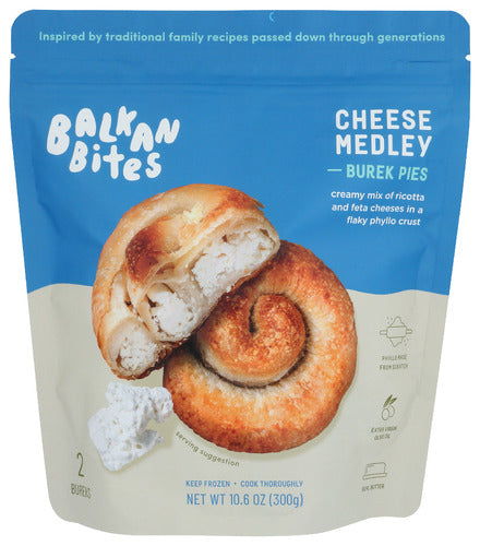 BALKAN BITES PIES CHEESE MEDLEY BUREK - 10.6 OZ