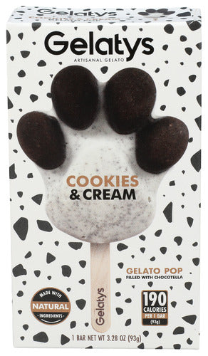 GELATYS GELATO POP COOKIES N CRM - 3.2 OZ