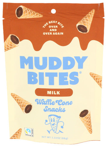 Muddy Bites Snck Wflcn Milk Chocolate, 2.33 OZ.