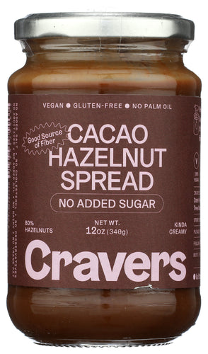 Cravers 
Butter Hazelnut Cacao, 12 OZ.