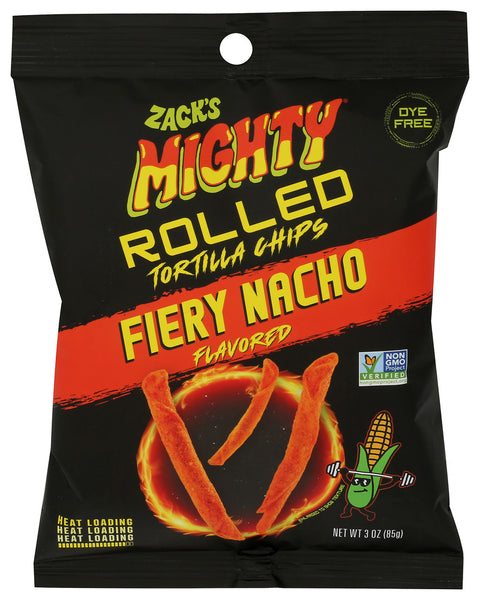 ZACKS MIGHTY CHIPS RLD TRTLA NACHO - 3 OZ