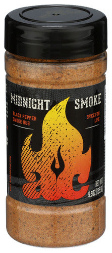 Ac Barbecue 
Seasoning Midnight Smoke, 5.5 OZ.