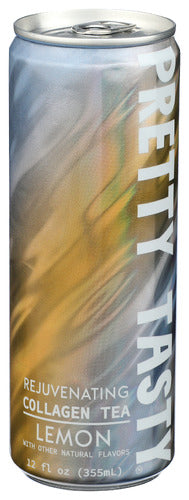 Pretty Tasty Tea Collagen Lemon Rtd, 12 FO.