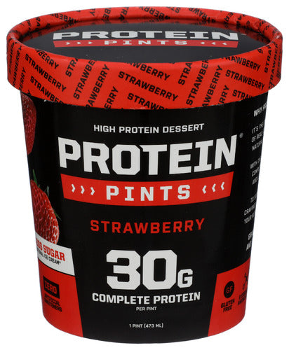 Protein Pints Ice Cream Prtn 30G Strby, 16 OZ.