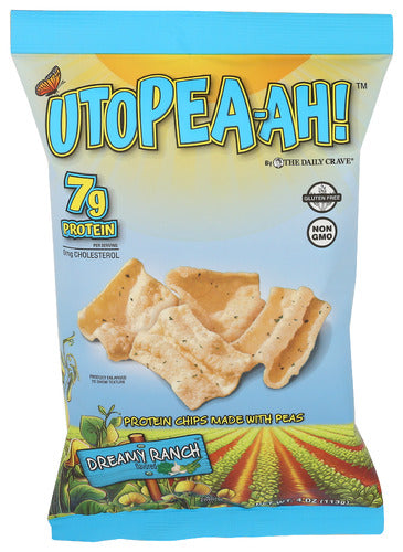 THE DAILY CRAVE CHIPS PROTEIN DRMY RNCH - 4 OZ