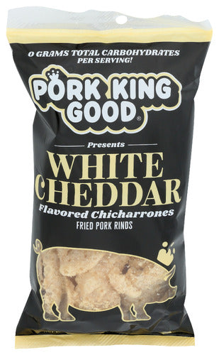 Pork King Good Rinds Pork White Cheddar, 1.75 OZ.