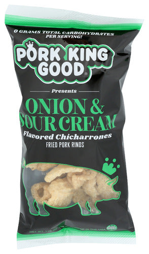 Pork King Good Rinds Pork Sour Crm Onion, 1.75 OZ