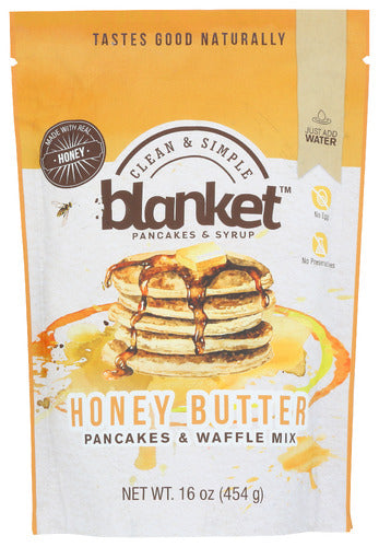 Blanket Pancakes And Syrup 
Mix Pncake Wffl Hny Bttr, 16 OZ.