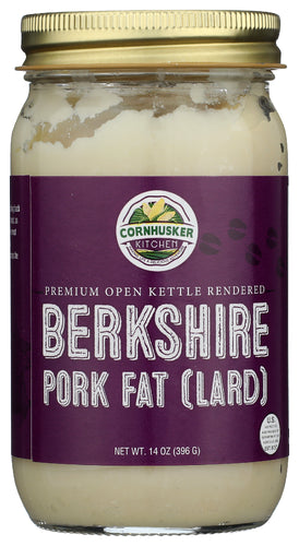 Cornhusker Kitchen 
Fats Premium Pork Fat, 14 OZ.